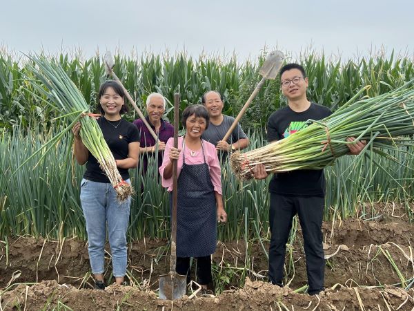 推廣宣傳五星大蔥，聯(lián)系渭化集團捐贈大型設(shè)備，通過樹立典型，輻射帶動群眾增收致富。.jpg