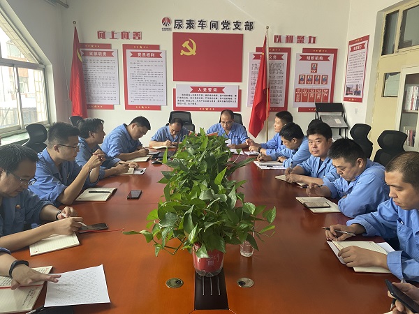 9月11日，公司總工程師馬軍忙參加尿素車間三季度組織生活會.jpg